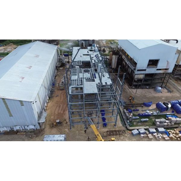 Fireproof EPS Sandwich Wall Panel Steel Structure Workshop with Durable Construction Easy Installation