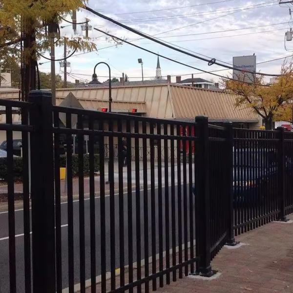 Powder Coated Aluminum Fence For Sports Long Lasting Decorative Aluminum Fence