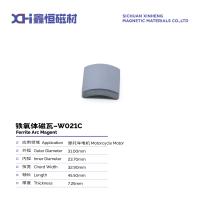 Ferrite de ímã permanente sinterizado a alta temperatura para motor de gerador geral W021C
