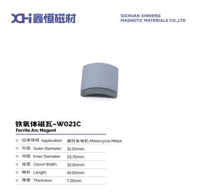 Ferrite de ímã permanente sinterizado a alta temperatura para motor de gerador geral W021C