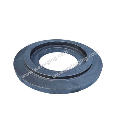 Customized Rolled Ring Forging Gear Shaft Axle Shaft Steel Forged Flange Machined Gears Large Ring Gear Factory