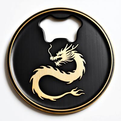 Hand Wash Metallic Coaster With Bottle Opener Function A Perfect Combination Of Style And Practicality