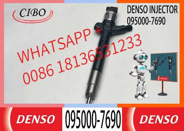 095000-7690 Nuevo inyector de combustible para ferrocarril común de alto rendimiento