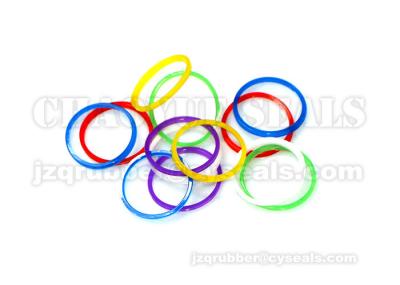 Colored LED Silicone Rubber Washers 1mm O Ring Rubber Gasket Seal Waterproof