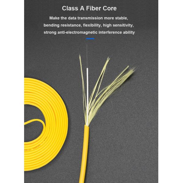 Кабель для оптоволоконного патча LC SC FC ST Duplex SM G.652D G.657A1 2,0 мм 3,0 мм с LSZH ПВХ курткой