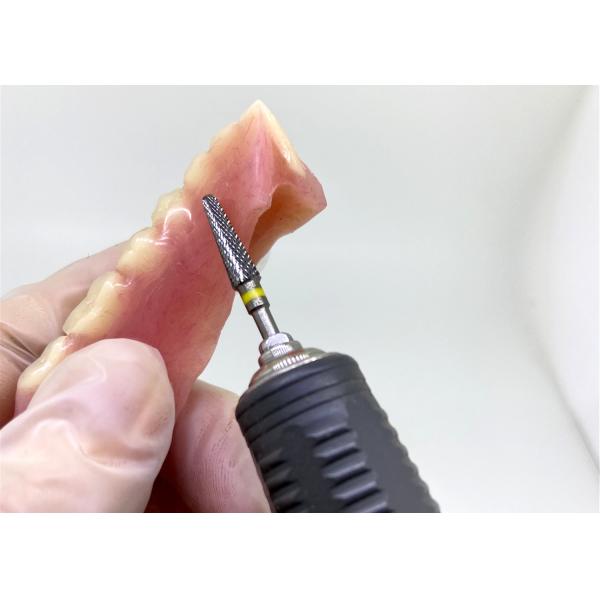 Contouring Dental Tungsten Carbide Burs Diamond Finishing Burs For Acrylics Plaster