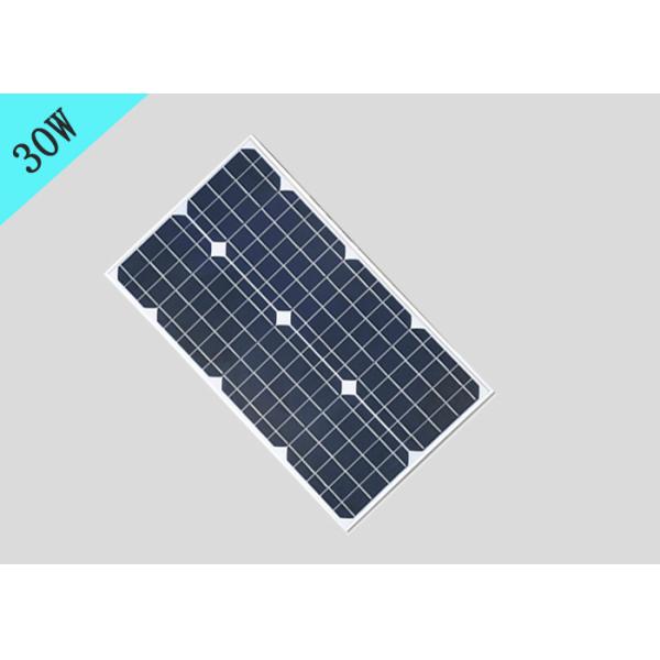 20W / 30W Mono Silicon Solar Panels Assembly 20% Efficiency For Garden Lights