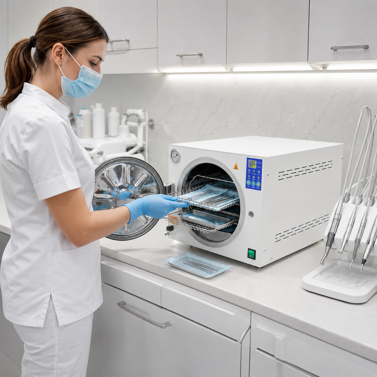 Steam Autoclave Sterilizer 18L 23L Digital Control 121°C 134°C for Dental Clinic Laboratory Instrument Sterilization OEM