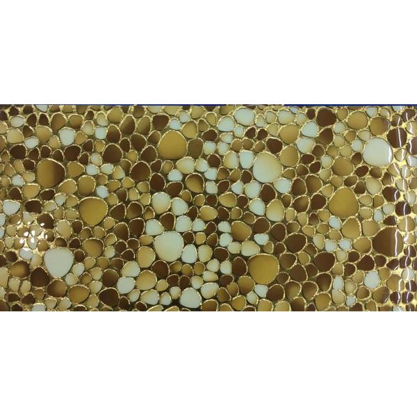 Decoração W.A 0,01 do GV 30x60cm Crystal Polished Tile Golden Luxury