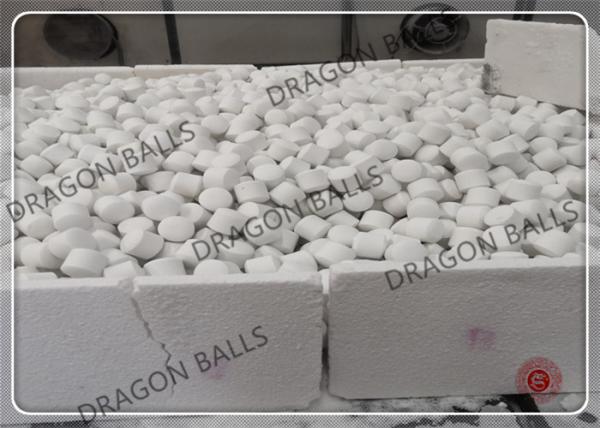 High Performance Ceramic Grinding Balls Inert Ceramic Media Balls For Fiber Factory