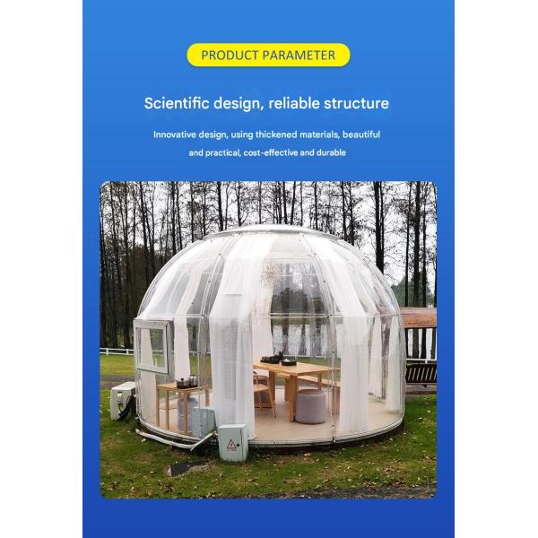 Unwind in Style with Our PC-Friendly Outdoor Star Room Space Capsule Bubble House