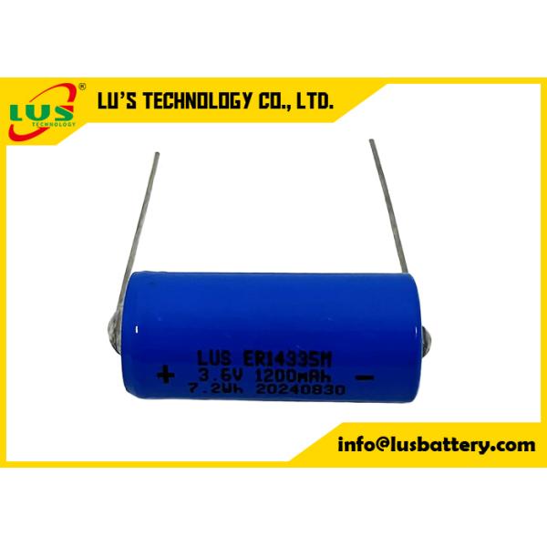 ER14335M 3.6v 2/3AA 1200mAh лизокл2 аккумулятор с аксиальным свинцовым литийным аккумулятором ER14335M