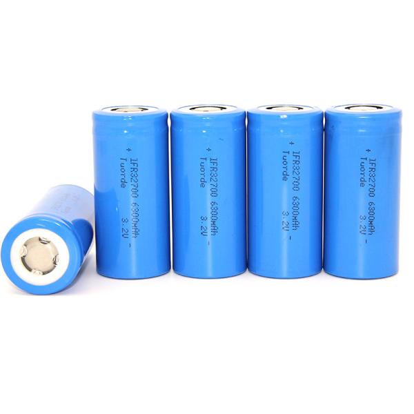 Energy Efficient 32700 Battery Cell , 6300mAh LiFePo4 Battery Cell For Electric Tools