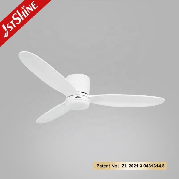 1stshine Ventilador de teto com LED e três lâmpadas de madeira corpo de lâmpada material Quarto de cama