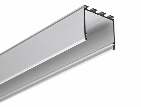 Corner Mounted Anodized Silver / Black Led Aluminium Profile For Light Strip