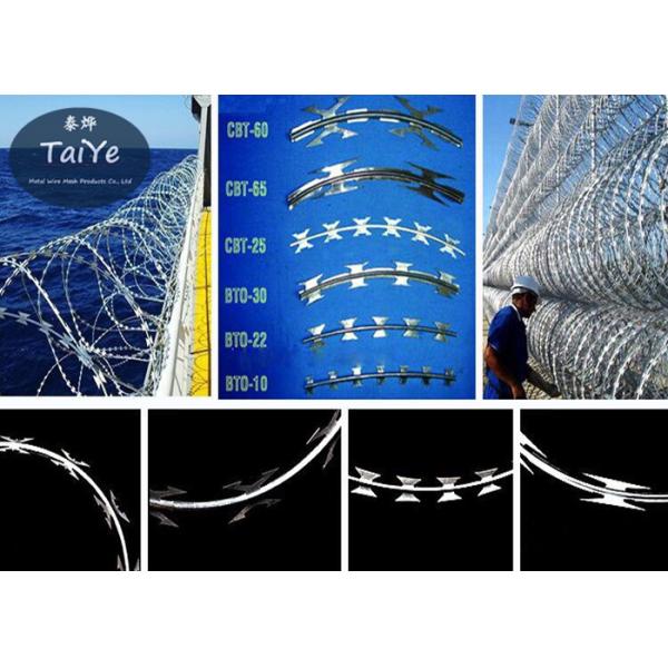 Military Concertina CBT60 Razor Barbed Wire High Security Exported Singapore