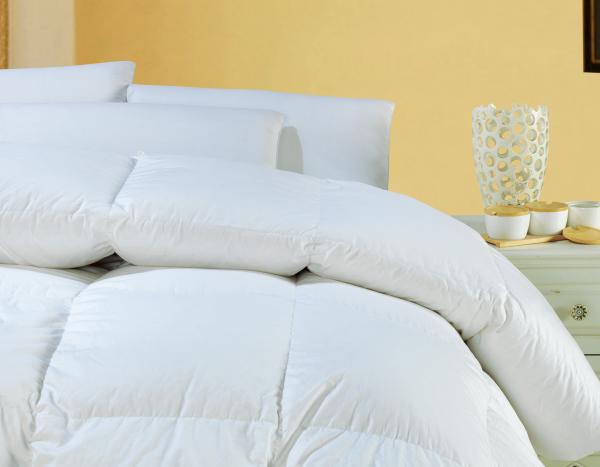 Luxury King 90% White Warm Down Feather Quilt for Winter , Household or Hotel Oversized Quilts