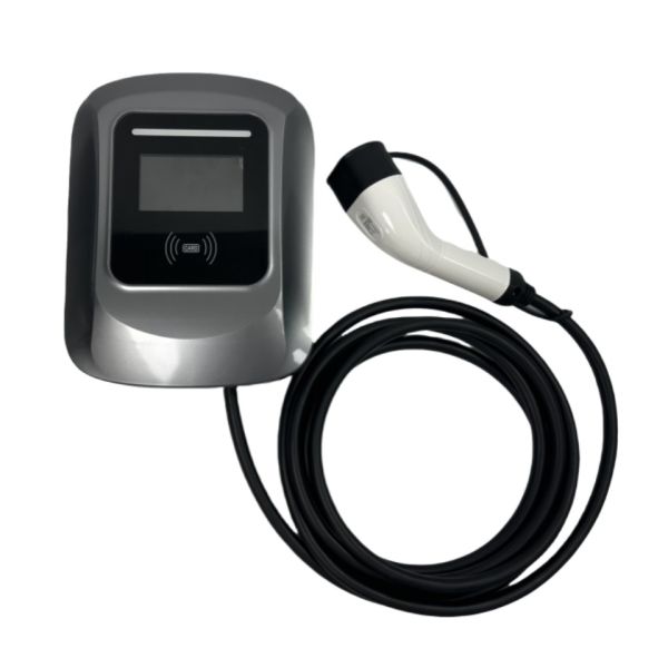7kW 32A Smart Electric Car Charger with LCD Display for Home Use - Level 2 EV Charger