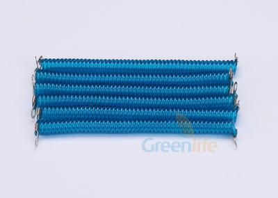 PU Covered Blue Safety Tool Lanyards , Retractable Fishing Lanyard With Multi Colors
