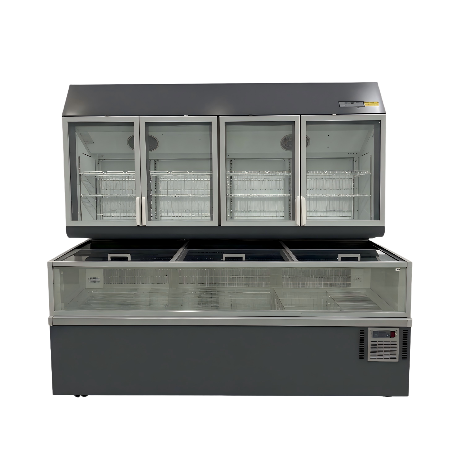 Space-Saving Plug-in Combined Freezer with LED Lighting & R290 Refrigerant