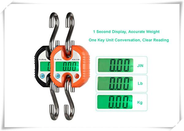 Portable Industrial Crane Scale Black / Orange For Multifunctional Use