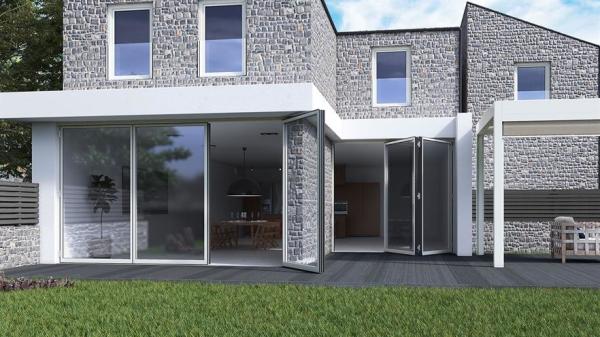 Lightweight  Screen Aluminium Storm Doors​ Aluminum Clad Windows