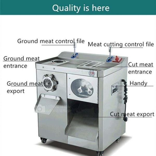 Резец и точильщик мяса нержавеющей стали 220V для профессиональных мясников и обработки мяса