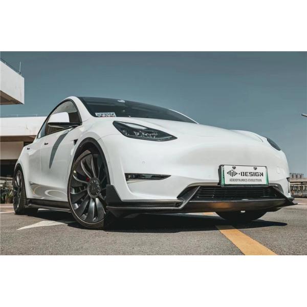 Auto Parts for Tesla MODEL Y Carbon Fiber Body Kit MODEL Y Upgraded MIW-style Carbon Fiber Front Shovel Diffuser Spoilerbody Kit