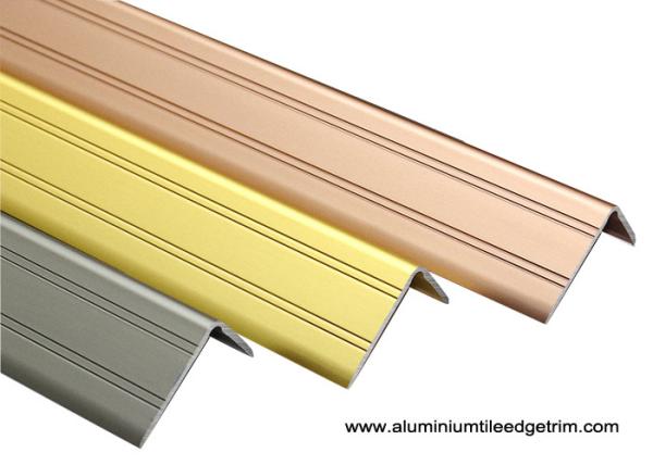 Floor Decking Aluminium Angle Edge Trim 2.7m Length Or Customized