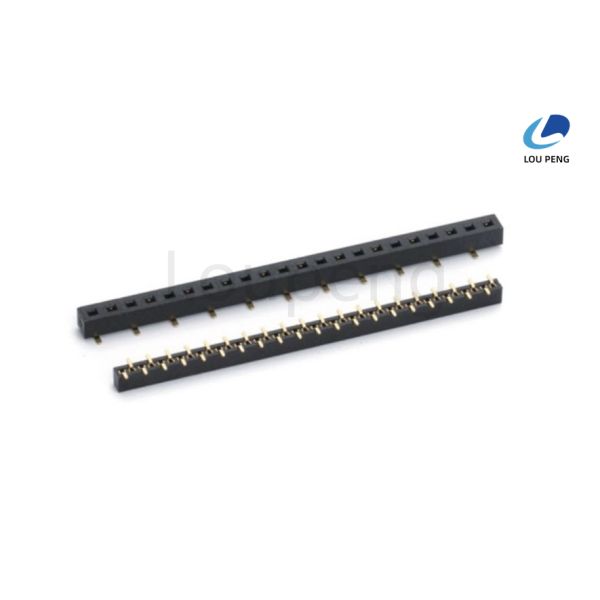 Usually Versatility Female Connector Header Pin Gold Plating Designed for Signal Transmission and Electrical Connectivity