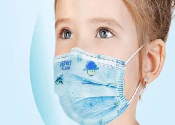 Outdoor Children'S Medical Masks 3 Ply Disposable Face Mask Anti Static