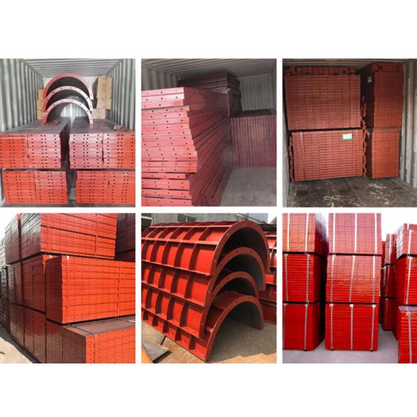 Reusable 300 Times High Corrosion Resistance Round Column Steel Formwork with Customizable Diameter for Concrete Construction