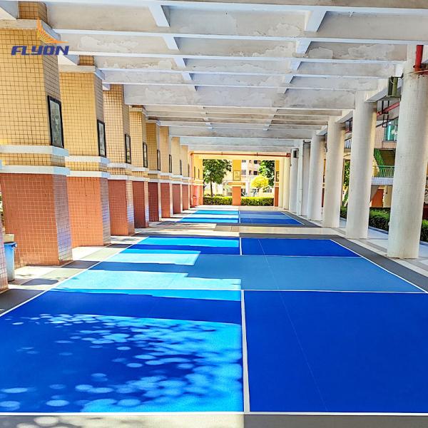 2-3 Mm Thickness Pickleball Court Mat with 8 Years Service Life for Indoor and Outdoor Use