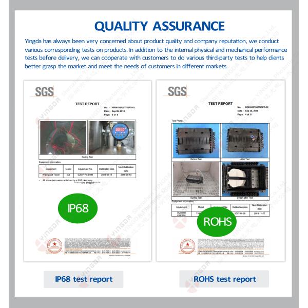 Коробка замка для канатов оптического волокна портов кабеля падения 16 FTTH, приложение распределительной коробки оптического волокна