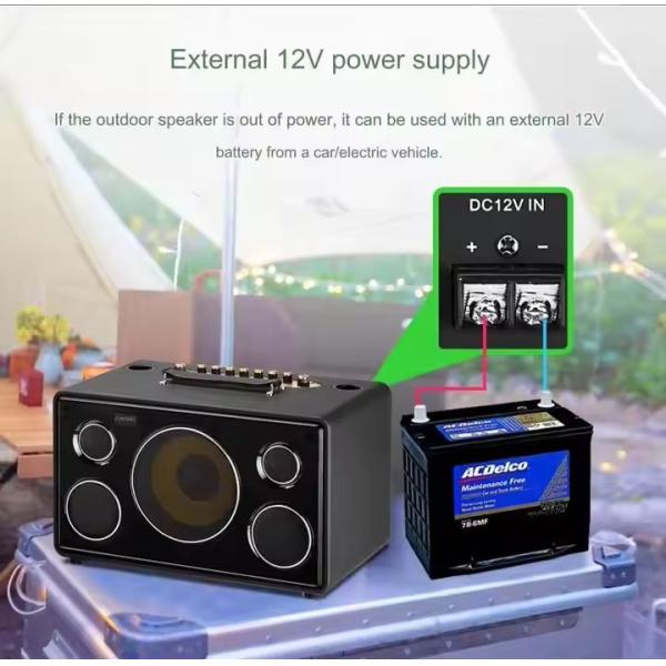 Usb Connectivity Wireless Portable Bluetooth Speakers in Plastic Cabinet Material for Video Playback