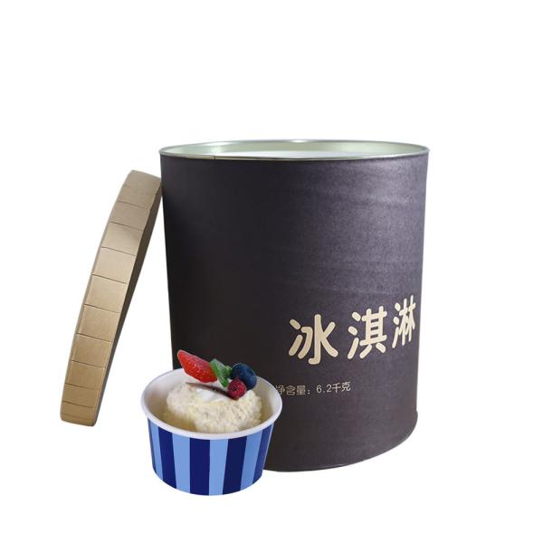 11L Ice Cream Paper Tub for Commercial Use | 6.2kg High-Strength Moisture-Proof Ice Cream Packaging Bucket by Nanjing Shengjiang Packaging