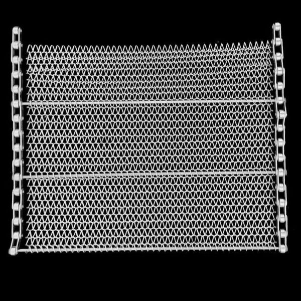 Custom Continuous Food ss304 Metal Carbon Steel Biscuit Pizza Oven Bakery Chain Spiral Wire Mesh Metal Mesh Belt