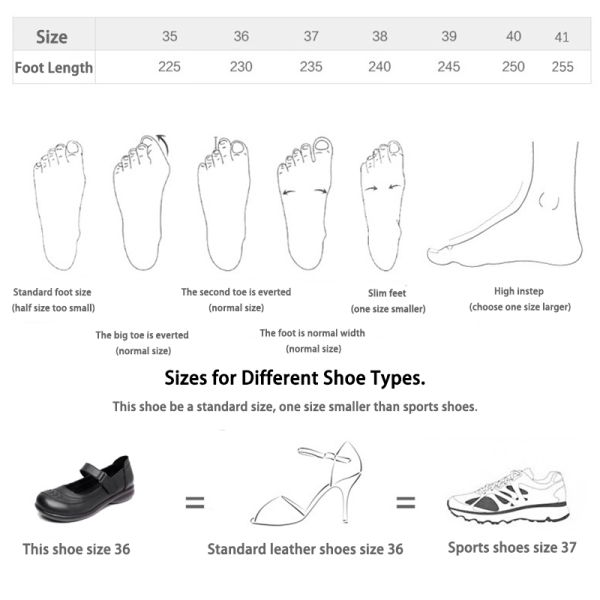 Antislip Girls School Shoes Uniform Shoes First-Layer Real Leather 2023 Customization