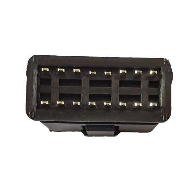 soquete do conector macho OBD2 de 24V J1962 16pin OBD II OBD 2