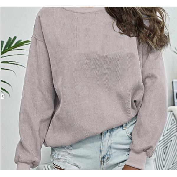 Случайные напечатанные фуфайки шеи экипажа вышили фуфайке пуловера женщин