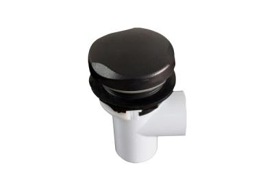 Black ABS / PVC  Hot Tub Valves , 3 - Scallop Spa Air Control Valve