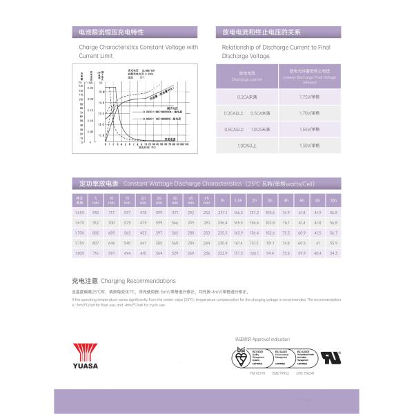 YUASA NP210-12 12V 210Ah Battery Rechargeable Best Energy Storage Maintenance VRLA Battery for UPS Electric Power