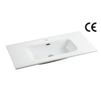 Vanidades rectangulares del fregadero del buque del cuarto de baño grande de cerámica 1000m m