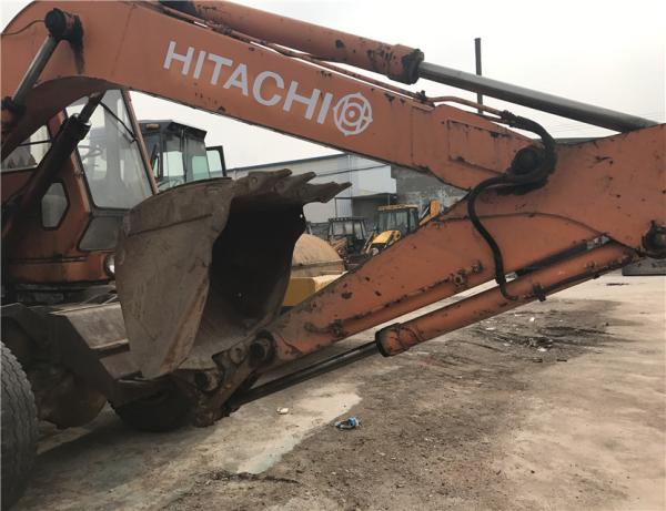 japan original used hitachi ex120wd-1 wheel excavator/ex120wd-1 hitachi wheel excavator for sale