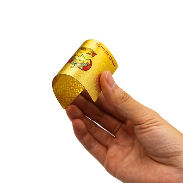 Recyclable Waterproof Gloss Coating Plastic Poker Cards