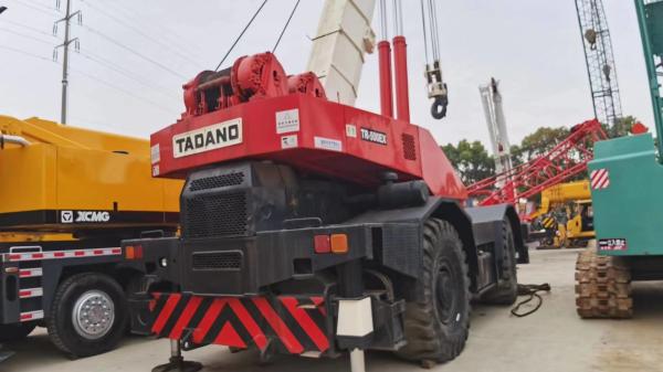 Used TADANO TR500E 55T Rough Terrain Crane with Max. Lifting Height of 41.6m in Japan