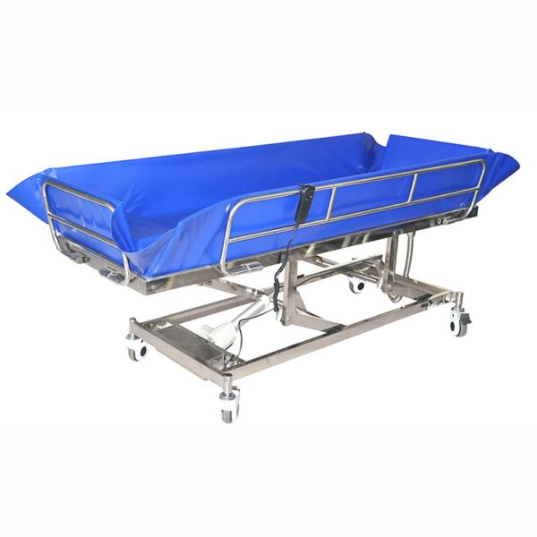 Electric Adjustable Iron Metal Bath Bed For Patient