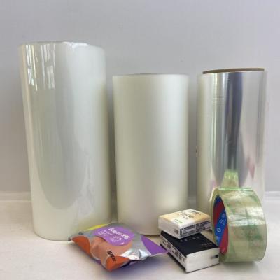 20 25 30 Micron Clear BOPP Polypropylene Film Flexible  Transparent Printing Film
