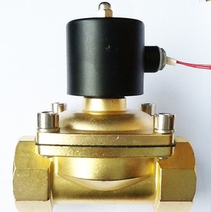 Оцинковывайте привод 1.0MPA клапана сплава электрический, клапан соленоида 2/2way 2W160-10