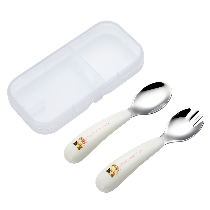 Flatware кухни устанавливает 304 столовый прибор нержавеющей стали устанавливает вилку ложки мультфильма качества еды